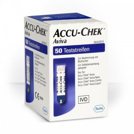 Accu-Chek Aviva Bandelettes De Test De 50 Pièces