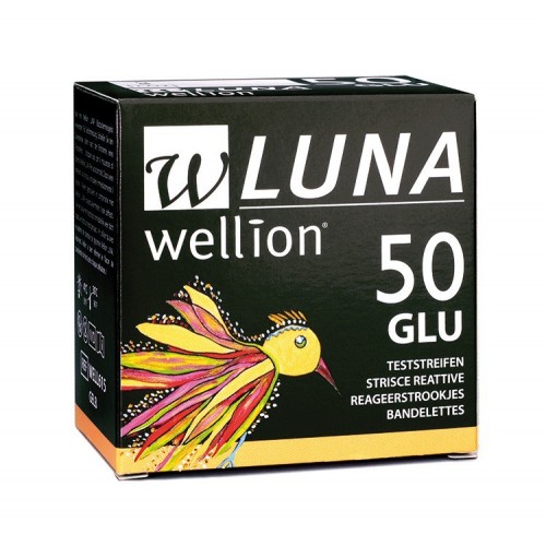 Wellion Luna Strisce Reattive 50 Pezzi
