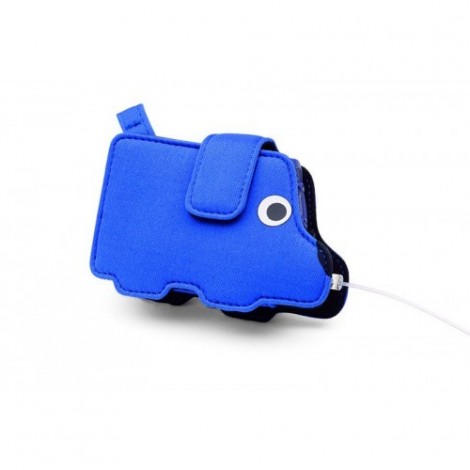 Blue dog pump bag for children blue for Accu-Chek Spirit / Spirit Combo