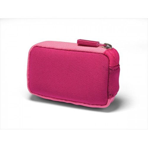 Bolsa de Neoprene com fecho de cor-de-rosa