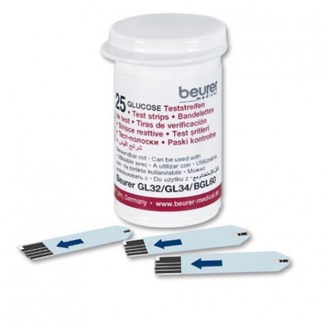 beurer GL32, GL34, BGL60 test strips 50 pieces