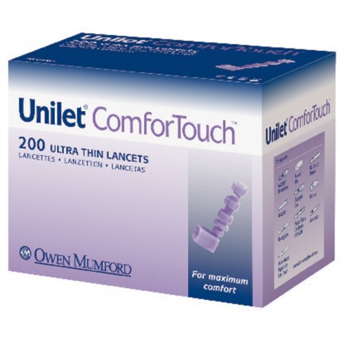 Unilet ComforTouch المشارط 200 قطعة