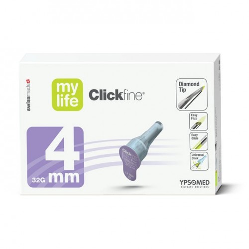 mylife Clickfine 4mm x 32G mit DiamondTip 100 Stück