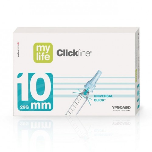 mylife Clickfine 10mm x 0,33 mm, 100 Pièces