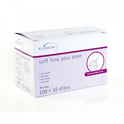 Klinion soft fine plus 31G 6 mm 110 Stück