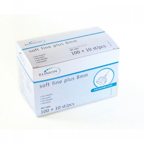 Klinion soft fine plus 31G 8 mm 110 Pièces