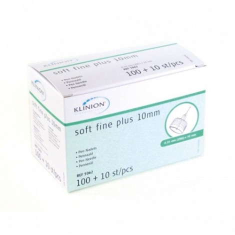 Klinion soft fine plus 29G 10 mm 110 unidades
