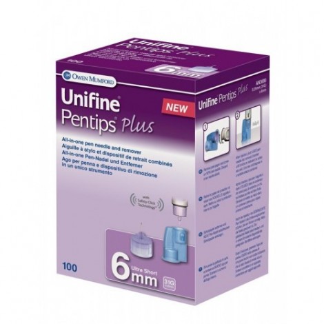 Unifine Pentips Plus Ultra قصيرة 6 مم