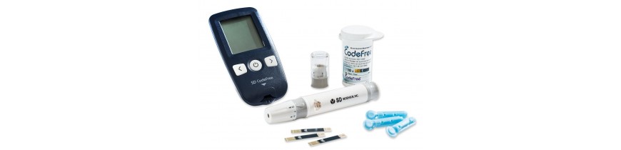 付属の血糖値測定